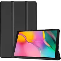 Mtp Products Tri-Fold Series Samsung Galaxy Tab A 10.1 (2019) Folio Taske - Sort