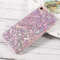 Mtp Products iPhone 7/8/SE (2020)/SE (2022) Glitter Flakes TPU Cover - Pink