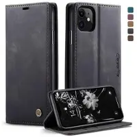 CASEME iPhone 11 013 Series Pung - Sort