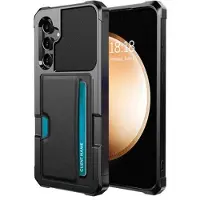Mtp Products Samsung Galaxy A55 Kortholder Hybrid Cover - Sort