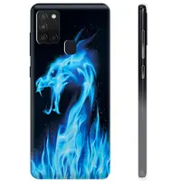 Mtp Products Samsung Galaxy A21s TPU Cover - Blå Ild Drage