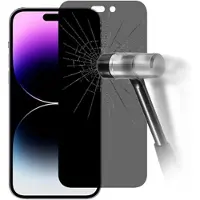 Mtp Products iPhone 15 Privacy Skærmbeskyttelse Hærdet Glas