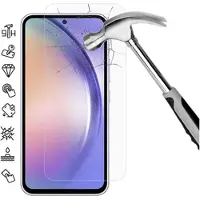 Mtp Products Samsung Galaxy A55 Skærmbeskyttelse Hærdet Glas - 9H - Case Friendly - Klar