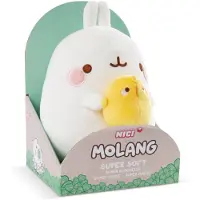 Nici Blød Molang-bamse Med Piu Piu I Gaveæske Teddy 24 Cm