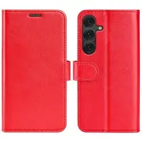 Mtp Products Samsung Galaxy S25 Pung Taske med Magnetisk Lukning - Rød