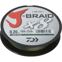 Daiwa J-braid 8 Flettet Fiskesnøre 300 M