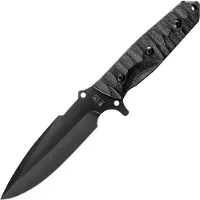 TB Outdoor Survival Fixed Blade Black