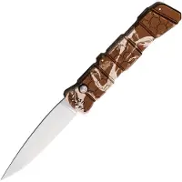 Piranha Knives Auto 21 Button Lock Camo
