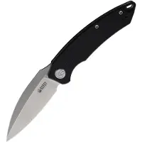 Kubey Leaf Linerlock Black