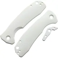 Honey Badger Knives Large Linerlock Handle White