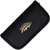 Honey Badger Knives Zipper Pouch Black
