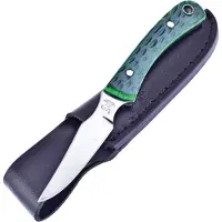 Hen & Rooster Caper Antique Green Bone