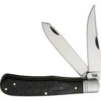 Rough Ryder Bearhead Trapper Black Pakkawo