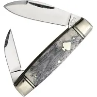 Rough Ryder Black Apaloosa 2 Blade Senator