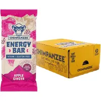 Chimpanzee Energibar Boks æble Og Ingefær 55g 15 Enheder