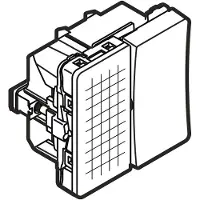 LAURITZ KNUDSEN Fuga afbryder 1P lampemodul 16AX 250V hvid