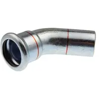 Vsh Fabrieken VSH bøjning 45° muffe/nippel 54 mm fz