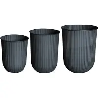 DBKD Out stripe krukke 3 dele Black