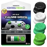 SteelSeries KontrolFreek No-Slip Thumb Grips - Tommelgripsæt for spilcontroller - sort, hvid, grøn, lysegrøn