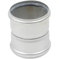 Blücher 110 mm Dobbelt stikmuffe rustfri AISI304/EN1.4301