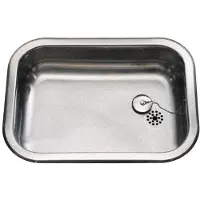 Juvel Barents vask 48x34 cm, mat overflade med prop og overløb