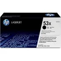HP 53X / Q7553X High Capacity Black Toner - Lasertoner Sort