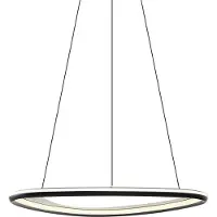 QAZQA Design Pendellampe Sort 3-Trins Dæmpbar - Organico