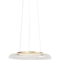 QAZQA Design Pendellampe Guld og Transparent 3-Trins Dæmpbar - Scacrylic