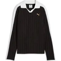 Puma T7 Relaxed Langarm-polo, størrelse Medium