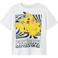 Name it Shirts 'NKMJamish Pokemon' gul / rød / sort / hvid