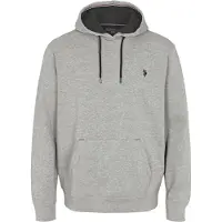 U.S. POLO ASSN. Sweatshirt 'UMBRAYDEN' grå-meleret / sort