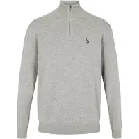 U.S. POLO ASSN. Pullover 'UMBRISON' grå-meleret
