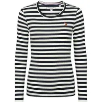 U.S. POLO ASSN. Shirts 'UWChanett' natblå / hvid