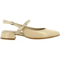 Wonders Wonderstil kvinder. B-9703_2024_6610 Oriana nøgne lædersko (39), 1-3 cm, Spænder, Casual, Klassisk, Patentlæder, Hudfarvet