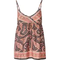 KOROSHI Overdel beige / pink / lyserød / sort