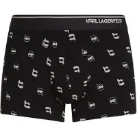 Karl Lagerfeld Boksershorts 'Ikon' greige / sort / offwhite