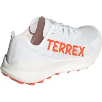Adidas - Trail løbesko - Terrex Agravic Speed Dash Grey/Impact Orange/Ftwr White til Unisex - Størrelse 8 UK - Hvid