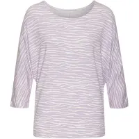 LASCANA Shirts lilla / offwhite