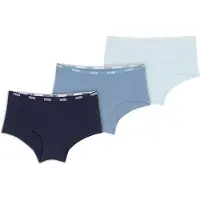 Puma Mini Shorts Underwear Women (3-Pack), Clothing, Dusk Blue, 2