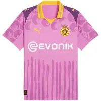 Puma KIDSUPER x BORUSSIA DORTMUND Jersey Men, Sport, Mauve Pop/Faster Yellow, XS