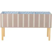 Bloomingville Bogkasse - Salam - 90 cm - Brun m. Striber - - OneSize - Opbevaring