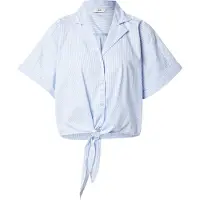 JDY Bluse 'JDYMIO' lyseblå / hvid