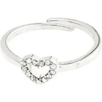 Pilgrim Ring 'Lulu' sølv / transparent