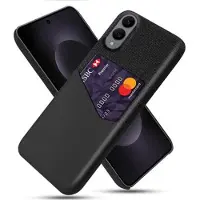 Mtp Products Samsung Galaxy S25 Edge KSQ Cover med Kortholder - Sort
