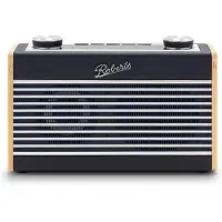 Roberts Radio Rambler Uno, Bærbar, Digital, DAB, DAB+, FM, 3,5 mm, Bamboo, Marineblå, Aluminium, Bamboo