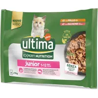Affinity Ultima Ultima Cat Expert Nutrition Junior Kylling & Laks - Økonomipakke: 44 x 70 g