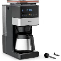 Krups Grind Aroma XL KT8428, Filter kaffemaskine, Kaffebønner, Indbygget kværn, 1000 W, Sort, Rustfrit stål