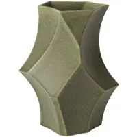 Ferm Living Cueva vase 26 cm Dark sage