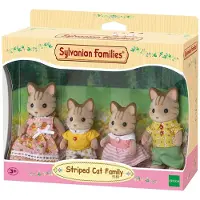 Sylvanian Families Stribede Kattefamilie
