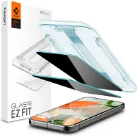 Spigen GLAS.tR EZ Fit - Skærmbeskytter for mobiltelefon - glas - med fortrolighedsfilter - privatliv - for Google Pixel 9, 9 Pro